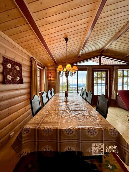 Large Cabin Sjusjoen Best View, Sauna, Ski Inout ภายนอก รูปภาพ