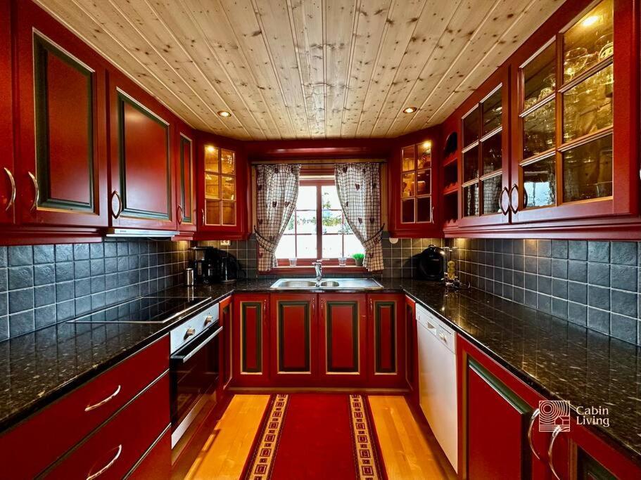 Large Cabin Sjusjoen Best View, Sauna, Ski Inout ภายนอก รูปภาพ