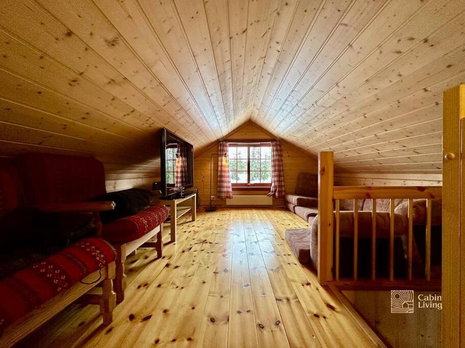 Large Cabin Sjusjoen Best View, Sauna, Ski Inout ภายนอก รูปภาพ